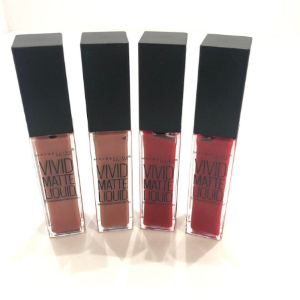 Maybelline Vivid Matte Liquid Lipsticks  BUNDLE